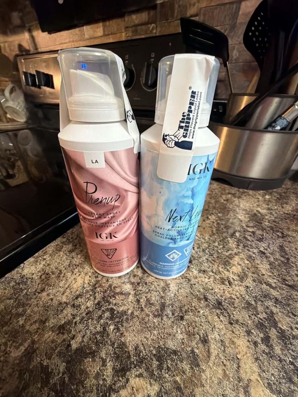 IGK Prenup Instant Spray Hair Mask & Next Level Volumizing Spray Bundle